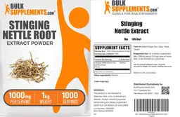 Label for Stinging Nettle Extract Powder 1000 mg