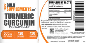 Turmeric Curcumin 500 mg