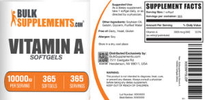 Vitamin A Softgels 10000 IU