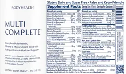 Label for Multi Complete