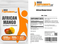 Label for African Mango Extract