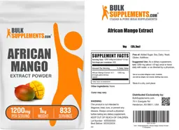 Label for African Mango Extract