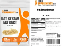 Label for Oat Straw Extract (Avena Sativa)