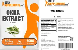 Label for Okra Extract