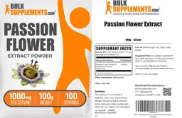 Label for Passion Flower Extract Powder 1000 mg