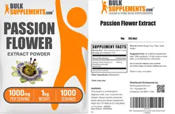 Label for Passion Flower Extract