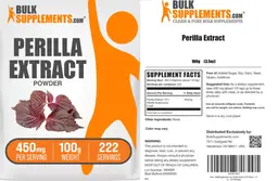 Label for Perilla Extract Powder 450 mg
