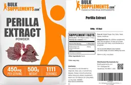 Label for Perilla Extract Powder 450 mg