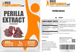 Label for Perilla Extract Powder 450 mg