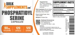 Label for Phosphatidyl Serine Capsules 60 mg