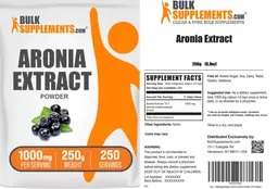 Label for Aronia Extract Powder 1000 mg