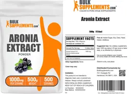 Label for Aronia Extract Powder 1000 mg