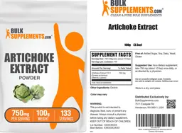 Label for Artichoke Extract Powder 750 mg