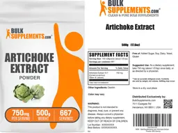 Label for Artichoke Extract Powder 750 mg