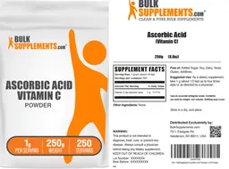 Label for Ascorbic Acid Vitamin C Powder 1 g