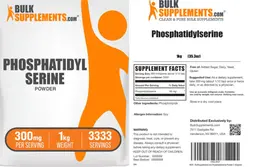 Label for Phosphatidylserine Powder 300 mg