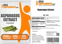 Label for Asparagus Extract Powder 2000 mg