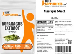 Label for Asparagus Extract Powder 2000 mg
