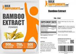 Label for Bamboo Extract Powder 500 mg