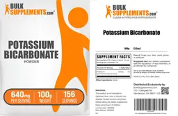 Label for Potassium Bicarbonate Powder 640 mg