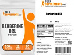 Label for Berberine HCL Powder 500 mg