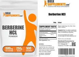 Label for Berberine HCL Powder 500 mg