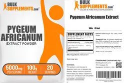 Label for Pygeum Africanum Extract Powder 5000 mg