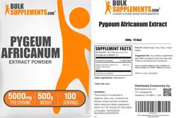 Label for Pygeum Africanum Extract Powder 5000 mg