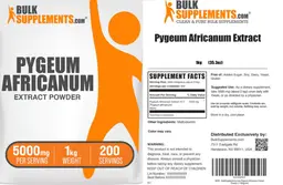 Label for Pygeum Africanum Extract Powder 5000 mg