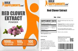 Label for Red Clover Extract Powder 1000 mg