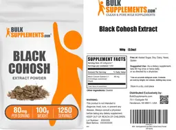 Label for Black Cohosh Extract Powder 80 mg