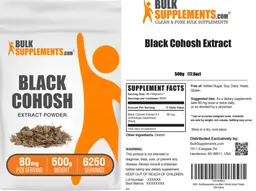 Label for Black Cohosh Extract Powder 80 mg