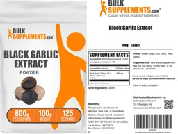 Label for Black Garlic Extract Powder 800 g