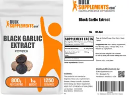Label for Black Garlic Extract Powder 800 g