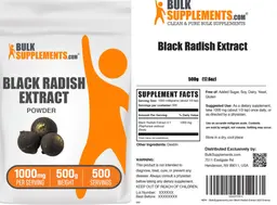 Label for Black Radish Extract Powder 1000 mg