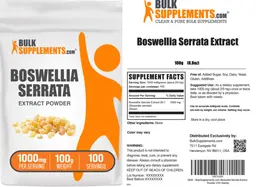 Label for Boswellia serrata Extract Powder 1000 mg