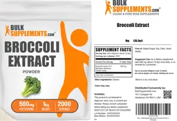 Label for Broccoli Extract Powder 500 mg