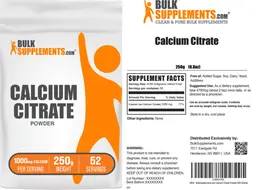 Label for Calcium Citrate Powder 1000 mg