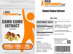 Label for Camu Camu Extract Powder 2500 mg