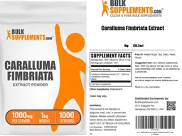 Label for Caralluma Fimbriata Extract Powder 1000 mg