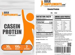 Label for Casein Protein Powder 30 g