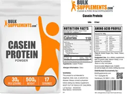 Label for Casein Protein Powder 30 g