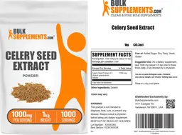 Label for Celery Seed Extract 1000 mg