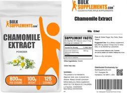 Label for Chamomile Extract Powder 800 mg