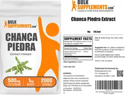 Label for Chanca Piedra Extract Powder 500 mg