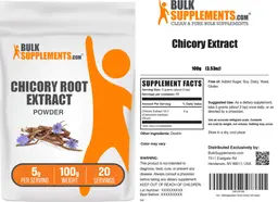 Label for Chicory Root Extract Powder 5 g