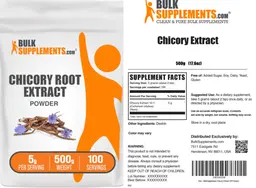 Label for Chicory Extract Powder 5 g