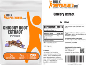 Label for Chicory Root Extract Powder 5 g