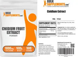 Label for Cnidium Fruit Extract Powder 1000 mg
