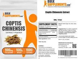 Label for Coptis chinensis Extract Powder 500 mg
